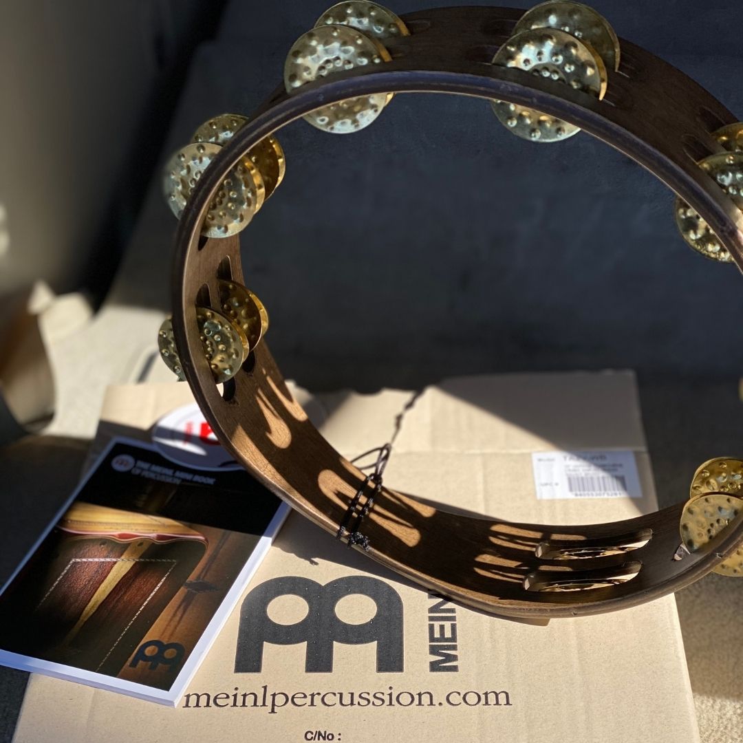 27 Tambourine wood gold